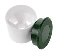 BESTonZON Copa del Hoyo de Putting de Golf para Área de Práctica al Aire Libre, Material Abs Blanco Fácil Instalación y Diseño Resistente para Entrenamiento de Golf