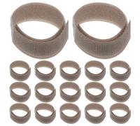 BESTonZON Correas Impermeables para Botas de Mascotas 20 Unidades 180 MM X 20 MM Café Cierre Ajustable Antideslizante para Zapatos de Perro y Gato Pequeñas Salidas al Aire Libre