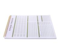 BESTonZON Cuaderno de Planificación de Entrenamiento Portátil Agenda de Ejercicios para de Entrenamiento para Mujeres Planificador de Actividades Físicas
