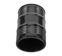 BESTonZON Cubilete de Dados de Hierro Doble Capa Engrosado Cubilete Metálico Negro para Juegos de rol y Fiestas Casa Vaso Agitador Resistente para Bar y Ktv