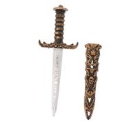 BESTonZON Cuchillo De Juguete De Plástico para Cosplay Accesorio De Fiesta para rol y Representaciones Teatrales
