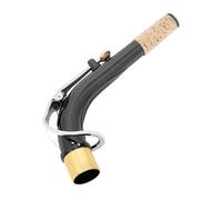 BESTonZON Cuello Curvo de Latón para Saxofón Cuello de Repuesto para Saxofón Alto Lámina de Corcho para Cuello de Saxofón Accesorio para Saxofón