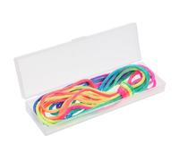 BESTonZON Cuerdas Cats Cradle Interactivo para Portátil de Cuerdas de Colores con Caja Plástica Mejora Destreza y Coordinación Manual para Actividades al Aire y Desarrollo Educativo