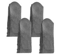 BESTonZON Cuñas de Fijación para Repuesto de Herramientas de Jardinería 4 Piezas de Hierro Accesorio de para Excavar Mango de Hierro Resistente Piezas Metálicas para Estabilizar
