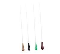 BESTonZON De Orquesta De Resina Negra Para Bastón De Dirección Musical Colorido Mango y Ergonómico Para Banda y Conductor
