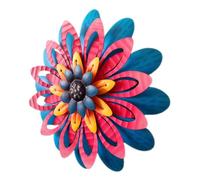 BESTonZON Decoración De Pared De Girasol De Hierro Arte Floral Hogar Decoración De Pared Rústica Para Dormitorio Colgante De Flores Para Sala De Estar