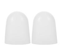 BESTonZON Difusor de Luz de Silicona Suave para Linterna de Mano, 2 Piezas, Cubierta Redonda Antideslumbrante de 2,46 Cm de Diámetro Interno, Resistente al Agua y Portátil para Camping,