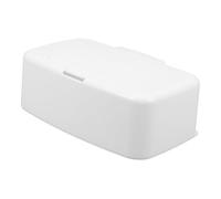 BESTonZON Dispensador de Toallitas Húmedas Color Claro para Sala y, Caja Plástica Rellenable con Tapa, Estuche Práctico y Portátil para Almacenamiento Higiénico en Hogar y Viaje