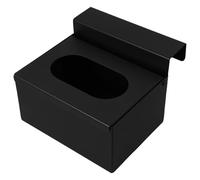 BESTonZON Dispensador Negro de Guantes Desechables para Mantener Limpieza de Acero Inoxidable Gran Capacidad Organizador Práctico para Cocina y Zonas de Preparación