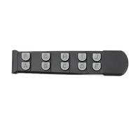 BESTonZON Entrenador de Dedos para Guitarra de Abs Negro Entrenamiento de Fuerza y Precisión Adecuado para Amigos que Aprenden a Tocar