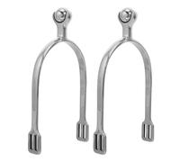 BESTonZON Espuelas de Caballo para Principiantes 1 Par de Espuelas Inglesas de Acero Inoxidable con Bola Rodante Accesorio para Montar a Caballo al Aire Libre Equistro para Hombres para