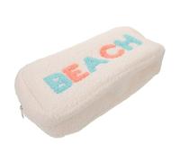 BESTonZON Estuche de Peluche para Lápices de Dibujos Animados Organizador de Lápices Cremallera para Estudiantes el Colegio Portátil y Bonito Estuche de Peluche