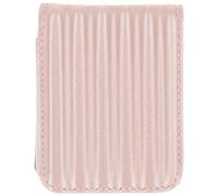 BESTonZON Estuche de Pintalabios Pequeño y Portátil con Espejo Mini Bolsa de Maquillaje para Bolso Organizador Compacto de Cosméticos Color Rosa Adecuado para Viajes y Uso Diario