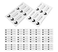 BESTonZON Etiquetas Adhesivas para Alimentos 120 Unidades (20 Hojas) para Fechas de Producción de Huevos Frescos de Granja, Pegatinas Manuscritas para Cartones y Envases, Uso Doméstico