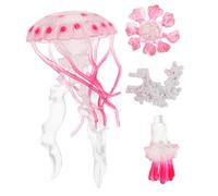 BESTonZON Figuritas de Ciclo de de Medusas para Juguete Educativo de Animales para Aprendizaje Preescolar Decoración de Acuario y Atractiva y Habilidades de Diversión Interactiva