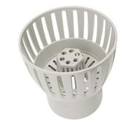 BESTonZON Filtro para Estanque de Peces de Pvc Beige, Cesta Skimmer Fácil de Instalar Función Multifuncional para Filtración y Control de Hojas en Peceras y Estanques