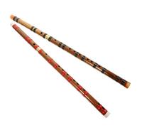 BESTonZON Flauta De Bambú Amargo Portátil Para Estudiantes Instrumento Chino Llave d Para Principiantes Música