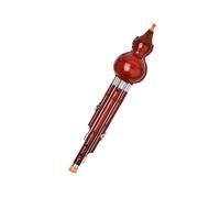 BESTonZON Flauta De Cucurbitáceas Chinas Para Principiantes Instrumento Musical Hecho De Ébano Ligero y Portátil Adecuado Para Estudiantes y Adultos c Ajuste (no Incluye Accesorios)