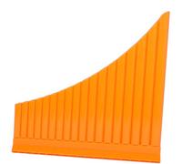 BESTonZON Flauta de Pan para Principiantes en Clave C, 16 Tubos Naranja, Instrumento Musical Portátil Libro de Música Incluido para Estudiantes, Adecuado para Aprender y Practicar Música