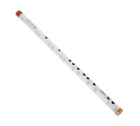 BESTonZON Flauta Transversal de Bambú Duradera para Principiantes Adultos y Estudiantes Instrumento Clásico Ergonómico con Sonido y Estable Modelo G Blanco para Aprendizaje Básico