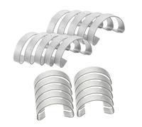 BESTonZON Ganchos De Resorte De Acero para Puerta De Jaula De Pájaros, 50 Mm, 20 Unidades, Fijación Segura para Jaulas De Pollos y Mascotas, Uso Doméstico Codornices