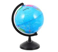 BESTonZON Globo Terráqueo Hucha de Escritorio Mediana de PVC Hucha Creativa para Monedas Infantil Decoración Educativa para Hogar y Oficina