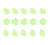 BESTonZON Grava Luminosa de Resina 400 Piezas Piedras Decorativas Verdes Que Brillan la Oscuridad para Acuario y Jardinería Relleno para Paisajismo y Manualidades