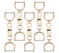 BESTonZON Hebillas Decoración Ligera y Práctica de Cadena de Aleación para Zapatos y Accesorios de Moda Ideales para DIY en Ropa y Bolsos