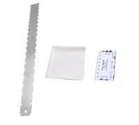 BESTonZON Herramienta De Borde Recto Electricas Traste Rockero Regla Para Guitarras Eléctricas Herramienta De Guitarra Guía De Nivelación De Trastes Silver Acero Inoxidable