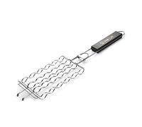BESTonZON Herramienta para Barbacoa con Rejilla Ondulada para Asar Pinzas Prácticas para Exterior para Pollo Verduras y Salchichas Fácil Limpieza y Camping