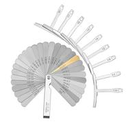 BESTonZON Herramientas De Medición De Guitarra Profesional Regla De Espesores Para Cuerdas Medidor De Radio Para Guitarra Para Ajuste De Instrumentos Musicales