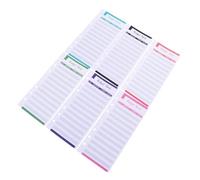 BESTonZON Hojas de Presupuesto de Papel Agujero 12 Piezas Tarjeta Organizadora de Dinero para Consumo y Plan de Gastos Asistente para Seguimiento Financiero en Oficina y Hogar