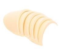 BESTonZON Hombreras Acolchadas Pequeñas Color Piel 3 Pares Espuma de 1 CM para Trajes Camisas y Suéteres Accesorio Práctico y Portátil para Coser y Realzar Hombros en Ropa Femenina y