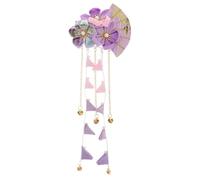 BESTonZON Horquilla Japonesa para Boda y Viaje, Tocado Ligero de Tejido Púrpura Borla Larga, Accesorio Creativo y Atractivo para Mujer Varios estilos