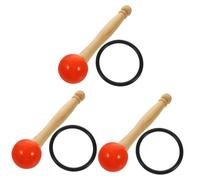 BESTonZON Instrumento Glockenspiel 3 Juegos mazos de cuenco palillo del cuenco de buda mazos de cuencos de cuenco de cristal multicolor cuenco musical Carillón junta tórica