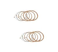 BESTonZON Juego 12 Piezas accesorio guitarra guitarras clasicas acoustic guitar strings Cuerdas guitarra acústica bajo balada cuerda guitarra Componente cuerda acero u50