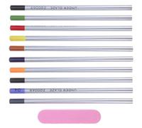 BESTonZON Juego de 10 Lápices de Cerámica para Esmaltado bajo Cubierta 12 Piezas Herramientas para Dibujo y Decoración Artística Colores Vibrantes para Arte Cerámico Detallado