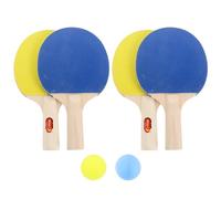 BESTonZON Juego de 2 Raquetas y de Tenis de Mesa para niños, portátil, para Practicar y desarrollar Habilidades.