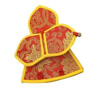 BESTonZON Juego De Campana y Mortero Vajra Manga De Campana De Campana De Nepal Bolsa De Almacenamiento De Campana Vajra Bolso Dorje Vajra Bolsa De Almacenamiento Para Vajra Brocado
