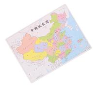 BESTonZON Juego de del Mapa Político de China para 1 Unidad Juguete Educativo Interactivo de Aprendizaje Geográfico Desarrollo Cognitivo y Coordinación Ojo-Mano y Portátil