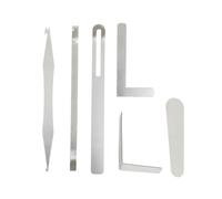 BESTonZON Juego de Herramientas para Instrumentos de Viento Diseño Ergonómico para Profesionales Reparación y Mantenimiento en Acero y Resistente Corrosión de Saxofón