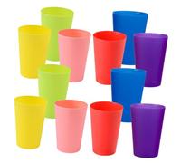 BESTonZON Juego Interactivo de Vasos Apilables para Pequeños 12 Piezas 6 Colores Surtidos Juguete Preescolar para Estimular Motricidad Fina y Atención