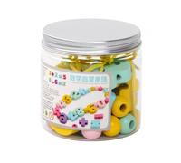 BESTonZON Juguete De Cuentas De Cuerda Números para Niños, Material Seguro y Duradero, Educativo Montessori para Desarrollo Temprano y Habilidades Matemáticas, Adecuado para Destreza y Creatividad