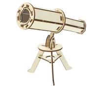 BESTonZON Juguete de Telescopio Astronómico de Madera para Niños, Kit de Bricolaje Educativo, 2 Juegos de Materiales para Experimentos Científicos, Proyectos Stem para Aprendizaje