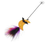 BESTonZON Juguete para Gatos con Ventosa y Cuerda Elástica Juguete Compacto y Portátil para Estimulación de Gatos para Mantener Gatito y Feliz