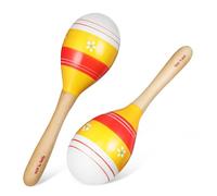 BESTonZON Juguetes Musicales Montessori Maracas Pintadas De Temprana Educación Musical Ritmo y Sensorial