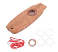 BESTonZON Kazoo Ovalado Fácil De Aprender Instrumento Musical Portátil Para Niño Niña y Adultos Compañero Para Guitarra y Ukulele Diseño Con Cuerda Aleatoria