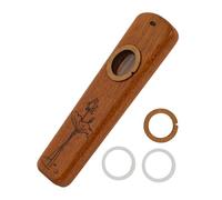 BESTonZON Kazoo Profesional De Madera Para Acompañar Guitarra y Ukelele Fácil De Aprender Para Principiantes