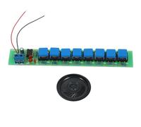 BESTonZON Kit de Componentes Electrónicos Ne555 para Órgano Diy, Conjunto de 8 Notas, Suministros para Soldadura Electrónica, Instrumento Musical para Prácticas de Soldadura, Apto