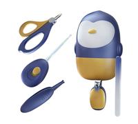 BESTonZON Kit de Cuidado para Bebés Tijeras para El Cuidado de Las Uñas Cuchara para Los Oídos con Luz Led Lima de Uñas para Recién Nacidos Bebés Y Niños Pequeños